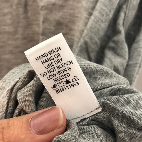 FINAL❎ NWOT Super Soft Gray Basic Top - Picture 6 of 8